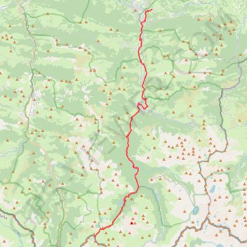 Itinéraire GR 108 Chemin Ossau, distance, dénivelé, altitude, carte, profil, trace GPS