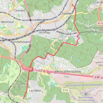 Itinéraire Route d'après les waypoints, distance, dénivelé, altitude, carte, profil, trace GPS