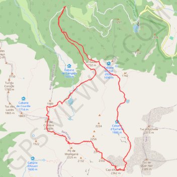 Itinéraire Rando auternac, distance, dénivelé, altitude, carte, profil, trace GPS