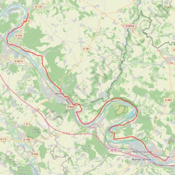 Itinéraire N2 3, distance, dénivelé, altitude, carte, profil, trace GPS