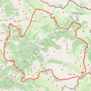 Itinéraire gr58bonsens, distance, dénivelé, altitude, carte, profil, trace GPS