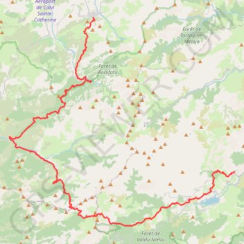 Itinéraire Le sentier de transhumance, distance, dénivelé, altitude, carte, profil, trace GPS
