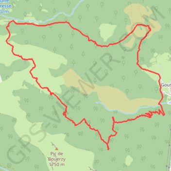 Itinéraire Fond de Besse, distance, dénivelé, altitude, carte, profil, trace GPS
