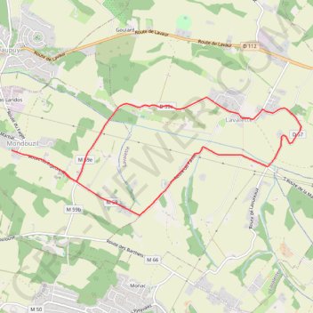 Itinéraire Mon doux Mondouzil, distance, dénivelé, altitude, carte, profil, trace GPS