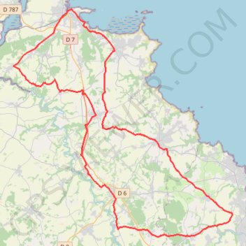 Itinéraire 84Cinv - 73km - St Roch-8983537, distance, dénivelé, altitude, carte, profil, trace GPS