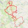 Itinéraire 0 - coutances to GAVRAY_43KM, distance, dénivelé, altitude, carte, profil, trace GPS