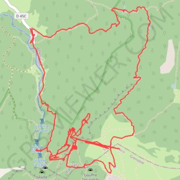 Itinéraire Chartreuse, distance, dénivelé, altitude, carte, profil, trace GPS