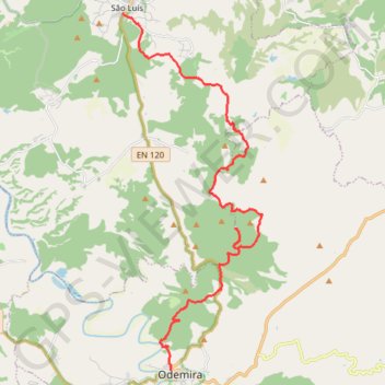 Itinéraire Rota Vicentina - Chemin historique - Étape 4, distance, dénivelé, altitude, carte, profil, trace GPS