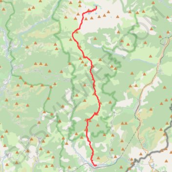 Itinéraire Traversée des Alpes - Étape 30, distance, dénivelé, altitude, carte, profil, trace GPS