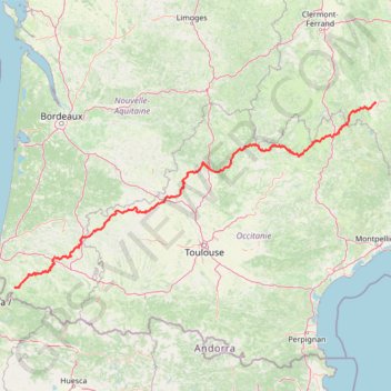 Itinéraire 04.3 Via Podiensis, distance, dénivelé, altitude, carte, profil, trace GPS
