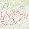 Itinéraire Circuit du Duc de Lauzun, distance, dénivelé, altitude, carte, profil, trace GPS