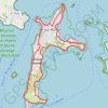 Itinéraire Tour du Golfe du Morbihan - Îles aux Moines, distance, dénivelé, altitude, carte, profil, trace GPS