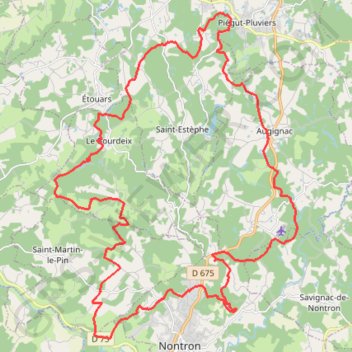 Itinéraire Randonnée Coeur de Lion 2011 - 45 km - 6443 - UtagawaVTT.com, distance, dénivelé, altitude, carte, profil, trace GPS