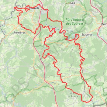 Itinéraire GRP571_Parcours-principal_2022-03-05, distance, dénivelé, altitude, carte, profil, trace GPS