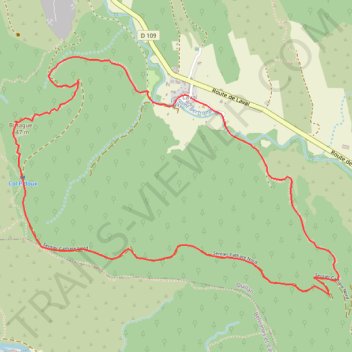 Itinéraire Pic de Bitrague en circuit depuis Laval, distance, dénivelé, altitude, carte, profil, trace GPS