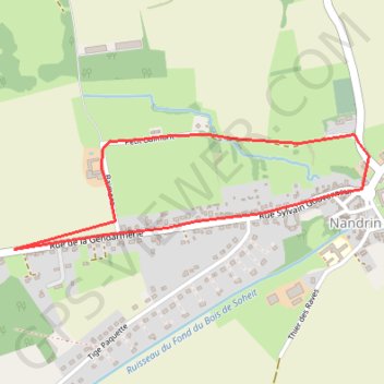 Itinéraire new, distance, dénivelé, altitude, carte, profil, trace GPS