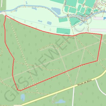 Itinéraire Circuit de Bouchetin - Lamotte-Beuvron, distance, dénivelé, altitude, carte, profil, trace GPS