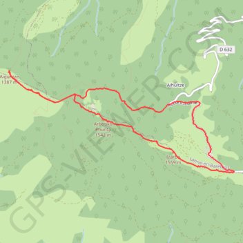 Itinéraire Rando Pic d'Igountze et Pic d'Issarbe, distance, dénivelé, altitude, carte, profil, trace GPS