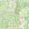 Itinéraire De Geruge à Lavigny via le Retour de la Chasse, distance, dénivelé, altitude, carte, profil, trace GPS