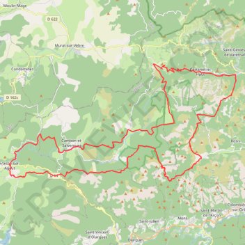 Itinéraire Tour Espinouse, distance, dénivelé, altitude, carte, profil, trace GPS