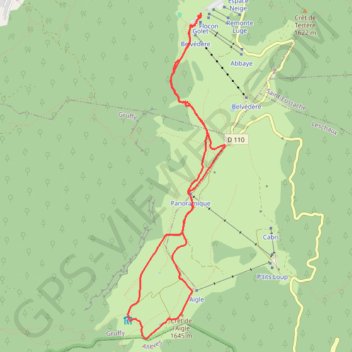 Itinéraire Semnoz, distance, dénivelé, altitude, carte, profil, trace GPS