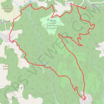 Itinéraire trace, distance, dénivelé, altitude, carte, profil, trace GPS