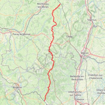 Itinéraire Le Puley - Les Sauvages, distance, dénivelé, altitude, carte, profil, trace GPS