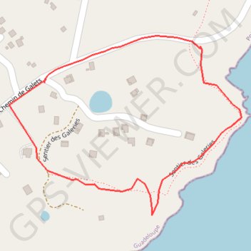 Itinéraire Les Galeries, distance, dénivelé, altitude, carte, profil, trace GPS