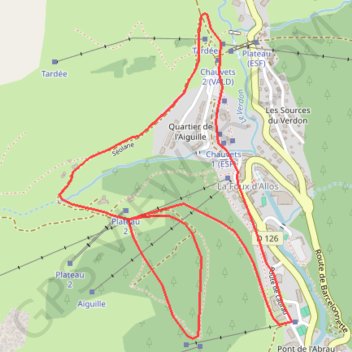 Itinéraire Le Plateau, distance, dénivelé, altitude, carte, profil, trace GPS