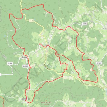 Itinéraire Parc du Morvan - Anost, distance, dénivelé, altitude, carte, profil, trace GPS