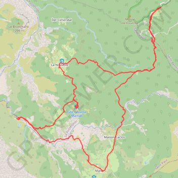 Itinéraire Haut du cirque de Mafate, distance, dénivelé, altitude, carte, profil, trace GPS