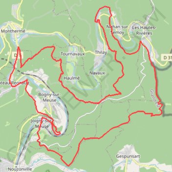 Itinéraire Les Grands Ducs, distance, dénivelé, altitude, carte, profil, trace GPS