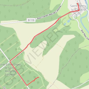 Itinéraire Sur les traces d'Alain-Fournier - Saint-Remy-la-Calonne, distance, dénivelé, altitude, carte, profil, trace GPS
