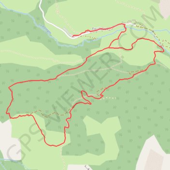 Itinéraire Fouillouse, distance, dénivelé, altitude, carte, profil, trace GPS