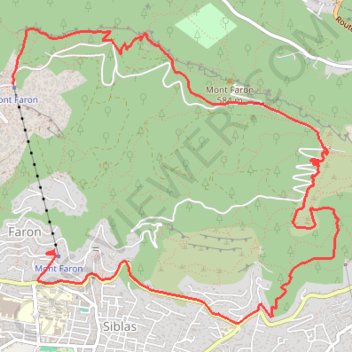 Itinéraire Le Faron, distance, dénivelé, altitude, carte, profil, trace GPS