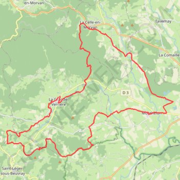 Itinéraire La Pautnée, distance, dénivelé, altitude, carte, profil, trace GPS