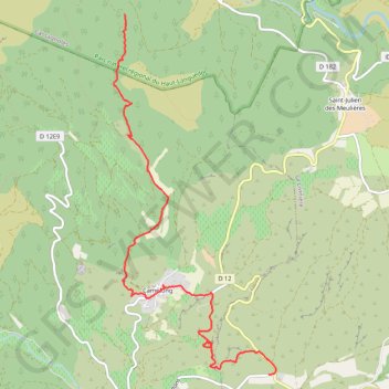 Itinéraire Les sources de l'Ognon, distance, dénivelé, altitude, carte, profil, trace GPS