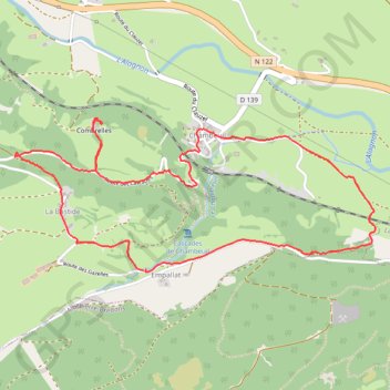 Itinéraire Combrelles - Chambeuil, distance, dénivelé, altitude, carte, profil, trace GPS