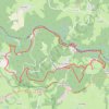 Itinéraire Eymoutiers, les gorges de la Vienne, distance, dénivelé, altitude, carte, profil, trace GPS