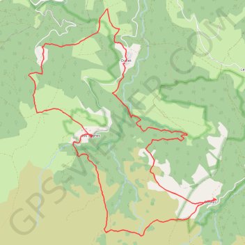 Itinéraire Les clochers de Tourmente, distance, dénivelé, altitude, carte, profil, trace GPS