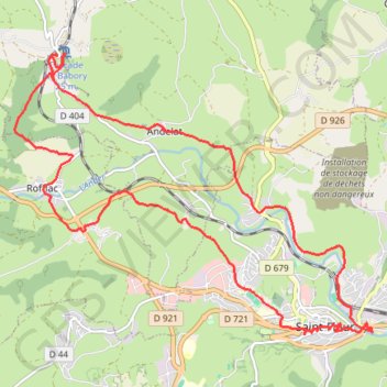 Itinéraire Le Tour du Sailhant - Saint-Flour, distance, dénivelé, altitude, carte, profil, trace GPS