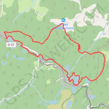 Itinéraire Circuit des Etangs, distance, dénivelé, altitude, carte, profil, trace GPS
