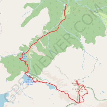 Itinéraire Montardo d'Aran, distance, dénivelé, altitude, carte, profil, trace GPS