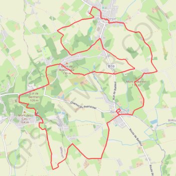 Itinéraire LTB2023 15kms, distance, dénivelé, altitude, carte, profil, trace GPS
