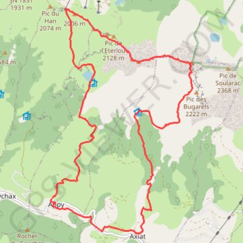 Itinéraire Saint-barthélémy en boucle, distance, dénivelé, altitude, carte, profil, trace GPS