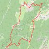 Itinéraire Charmant Som par les dalles EST, distance, dénivelé, altitude, carte, profil, trace GPS