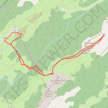 Itinéraire Plateau des Glières, distance, dénivelé, altitude, carte, profil, trace GPS