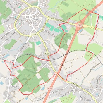 Itinéraire Domeratoise 8Km, distance, dénivelé, altitude, carte, profil, trace GPS