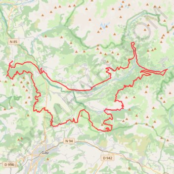 Itinéraire Tour du Champsaur, distance, dénivelé, altitude, carte, profil, trace GPS