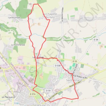 Itinéraire Téléthon marche et trail, distance, dénivelé, altitude, carte, profil, trace GPS